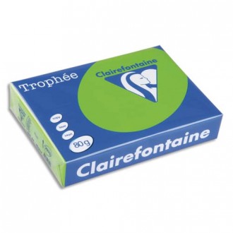 500 feuilles Trophée Clairefontaine 80 g A4 bouton d'or