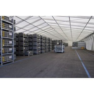 Abri de stockage démontable 100 m² - Portée : 5 à 30 m - Surfaces à partir de 100 m²