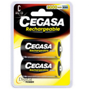 Accumulateur rechargeable 1.2v 3000mah - Taille : 33.0 x 61.5 mm