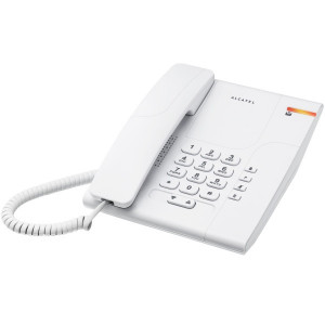 Alcatel Temporis 180 blanc - Telephone Filaire Analogique - ALT180IV-Alcatel