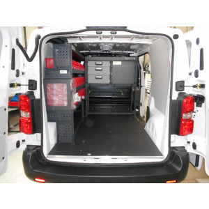 Aménagement et étagères pour fourgonnette Citroën Jumpy - Aménagements modulables et personnalisables