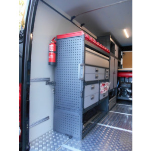 Aménagements et étagères pour fourgonnette Ford Transit - Kits d’aménagement préfabriqués et personnalisables