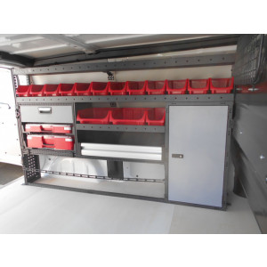 Aménagements et étagères pour fourgonnette Nissan NV200 - Kits d’aménagement préfabriqués et personnalisables