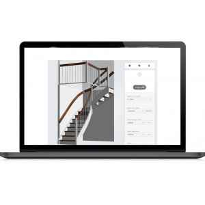 Application web conception escaliers - Faites le design de votre propre escalier sur internet