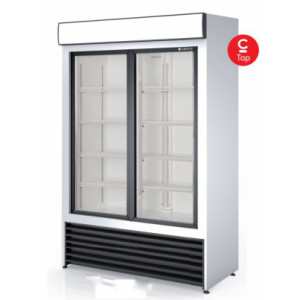 Armoire d’exposition réfrigérée - Conforme aux normes ISO 9001 / ISO 14001 –  2 ou 3 portes vitrées