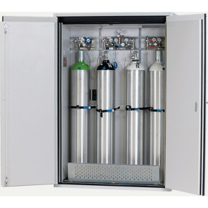 Armoire de sécurité 30 min pour bouteilles de gaz - Acier galvanisé - Jusqu’à 4 bouteilles de gaz de
50 L - Charge maximale : 600 kg