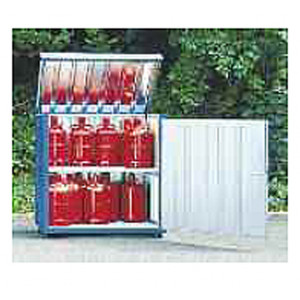 Armoire de stockage pour petites bouteilles à gaz - Charge admissible par niveau : 375 kg