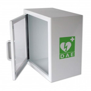 Armoire défibrillateur avec alarme - Dimensions extérieures (LxHxP) : 360 x 360 x 200 mm