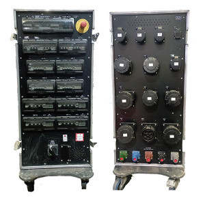 Armoire électrique 400A - PowerLock - Distribution générale d’électricité fournie par le réseau ou par un groupe électrogène, pour l’alimentation de scènes, stands et installations diverses.