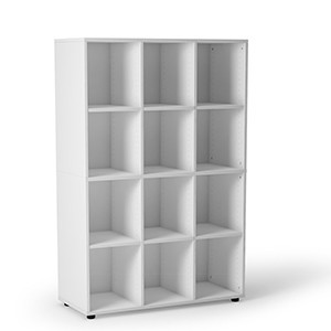 Armoire ouverte modulable 12 casiers - Armoire ouverte de 12 casiers - Mobibox MV12