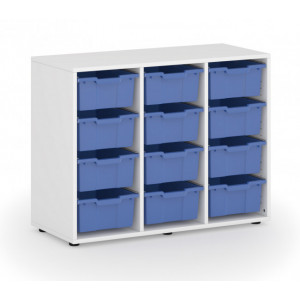 Armoire modulable ouverte 12 casiers - Armoire ouverte de 12 casiers - Mobibox MV12B