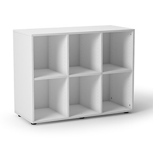 Armoire modulable  - Armoire ouverte de 6 casiers - Mobibox MV6