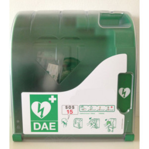 Armoire pour defibrillateur en polycarbonate - Dimensions (HxLxP) : 423 x 388 x 201 mm