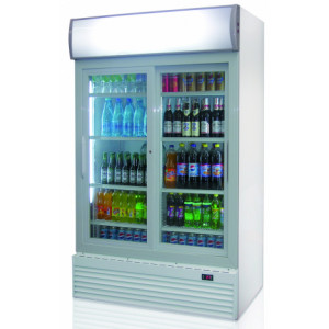 Armoire réfrigérée pour boissons 1000 L - Froid positif +1 + 10°C - Dégivrage automatique