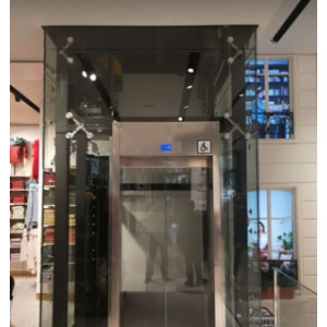 Ascenseur pour immeubles de bureaux conforme norme PMR - Ascenseur électrique charge utile 375 à 1000 kg