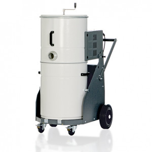 Aspirateur monophasé pour poussières sèche - Traite Poussières, copeaux et fumées - Capacité : 80 L - 720 m3/h