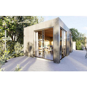 Atelier de jardin isolé sans permis - De 20 m² – 5,50 x 3,47 m