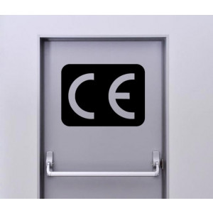 Autocollant signalisation norme CE - Type De Vinyle : Vinyle Extérieur