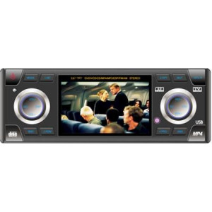 Autoradio DIVX DVD MP3 CD FM USB SD MMC NEUF 240W écran 3.6pouces - Réf: DVD512