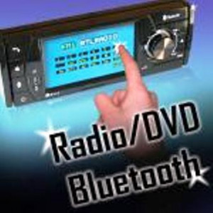 Autoradio DVD TFT DIVX USB TACTILE et KIT MAINS-LIBRES BLUETOOTH - Réf: DM4002