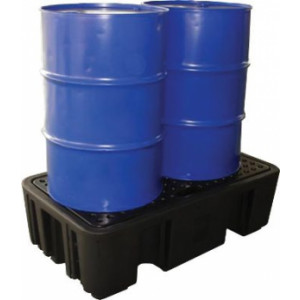 Bac de rétention plastique 220 litres - Capacité de rétention : 220 litres