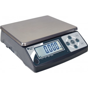 Balance contrôle du poids - Boîtier en ABS et plateau en inox - Portée maximale : 0,6 à 30 kg - Précision : 0,1 ou 1 g 