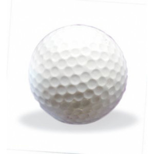 Balle de golf rigide blanche x 6 - Lot de 6 balles blanches - Ø 42 mm - Poids 45 g