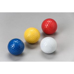 Balles de mini golf - Faible rebond lumière blanche et noire
