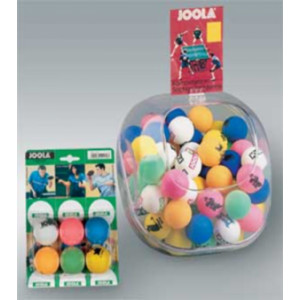 Balles de tennis de table couleurs vives - Pack de 9 balles / multicolors