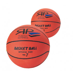 Ballon d'entraînement de basketball - Matière : Caoutchouc sur une carcasse en nylon - Tailles : T5 et T6