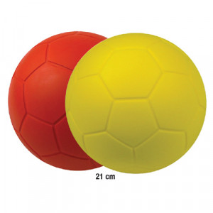 Ballon football en mousse 21 cm - Diamètre : 21 cm - 2 coloris