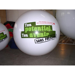 Ballon gonflé à l'air - Fabriqué en PVC