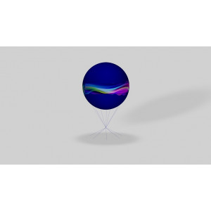 Ballon hélium publicitaire personnalisable - Diamètre du ballon : 1,8 m à 8 m