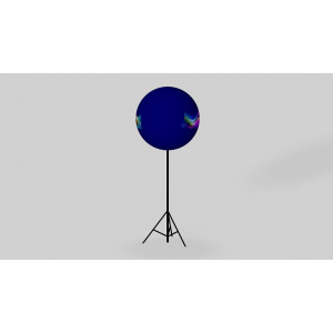 Ballon publicitaire sur mât personnalisable  - Diamètre ballon : 1 m ou 1,5 m