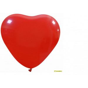 Ballons latex coeur (avec ou sans impression), format normal, mini ou géant - Ballons coeur en latex, tous formats et toutes les couleurs