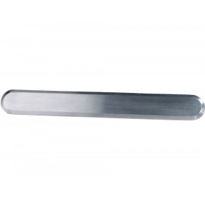 Bande de guidage inox surface lisse - Dimensions : 470 x 30 x 5 mm