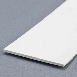 Profilé plat en PVC  - Gamme barre plat en PVC finition pour encadrement