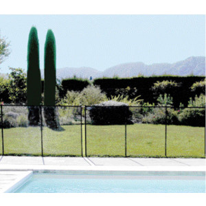 Barrière de sécurité rigide pour tout types de piscines - Conforme à la norme NF P 90-306