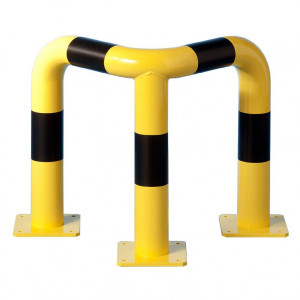 Barrière protection d'angle industrie - Deux hauteurs : 60 cm ou 120cm