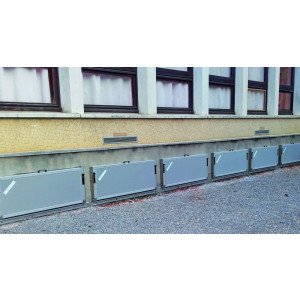 Barrières anti inondation pour habitations individuelles et logements collectifs - Hauteur de planches : 410 ou 610 mm juxtaposables
