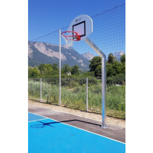 But basket extérieur à platine  - Hauteur : 3,05 m - Déport : 0,60 m