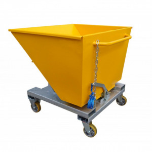 Benne à déchets légers sur roues polyuréthane - Charge utile pour chaque type : 750 kgs