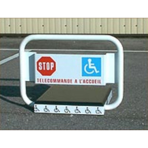 Bloc parking place handicapé - Dimensions (mm) :  340 x 260 x 60