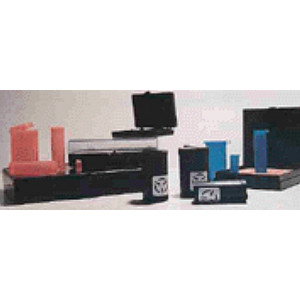 Boites plastiques antistatiques - Formes rondes ou rectangulaires - Modèle à charnières