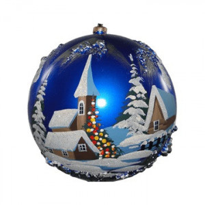 Boule de Noël artisanale - Dimensions:12cm /15cm /20cm /25cm
