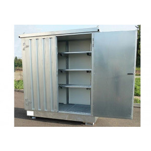 Boxe de stockage isolée 350 L - Charge admissible : 1000 kg/ m2