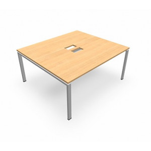 Bureau bench monoplateau  - Dimensions : L. 160 x P. 142 cm