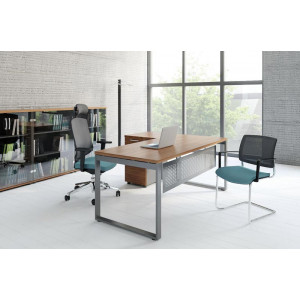 Bureau de travail simple et classique - Gamme de bureaux et de tables modulables