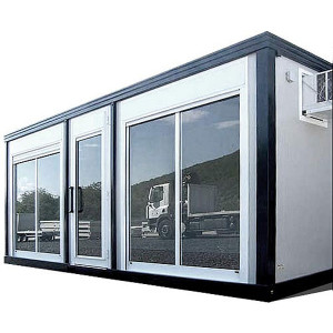 Bureau de vente modulaire - Hauteur extérieure : 248 cm