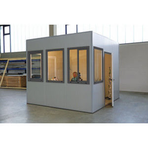 Bureau modulaire   - Dimensions panneau (L x H x P) :  1.150 x 2600 x 60 mm
